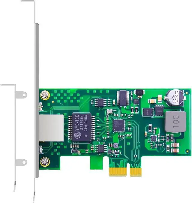 Main image of 2.5Gb PoE+ Network Card, Ethernet RJ45 LAN Port, PCIE 3.1 X1 Interface, Regular & Low Profile Bracket