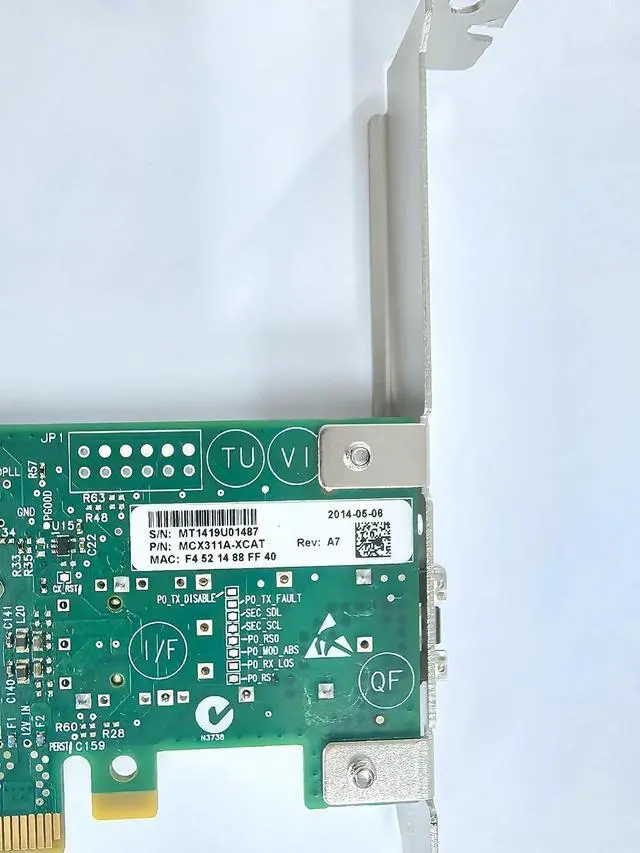 Alt view image 5 of 5 - MCX311A-XCAT ConnectX-3EN 10 Gigabit Ethernet Network Adapter CX311A(Short and Long)