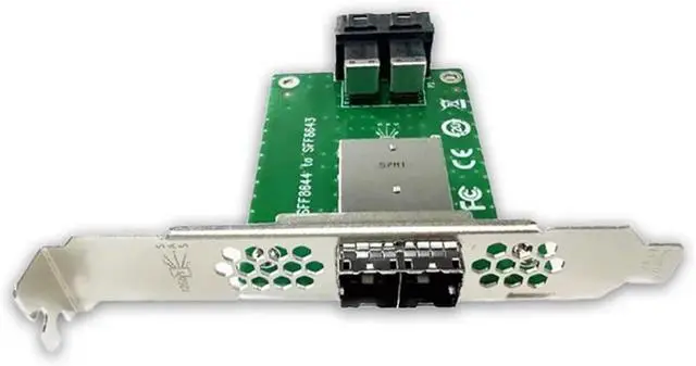 Alt view image 3 of 4 - 12G 2-Port SFF-8644 to SFF-8643 Expansion Card XIC4383