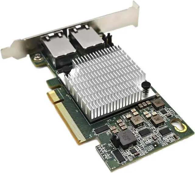Main image of 10G X540-T2 Ethernet Card PCI-E to RJ45 Double Port Nework Extend 10Gbps/5Gbps/2.5Gbps/1Gbps PCI Adapter Support PC Win10