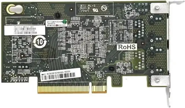 Alt view image 4 of 6 - 10G X540-T2 Ethernet Card PCI-E to RJ45 Double Port Nework Extend 10Gbps/5Gbps/2.5Gbps/1Gbps PCI Adapter Support PC Win10