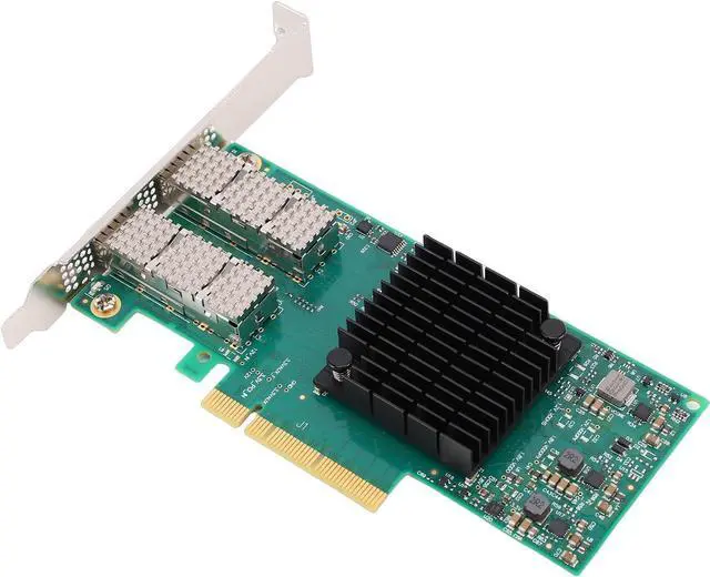 Alt view image 6 of 7 - GOWENIC Dual Port 10G Server Network Adapter Card BCM57416 Based with RDMA and Hardware Acceleration for Data Center Virtualization