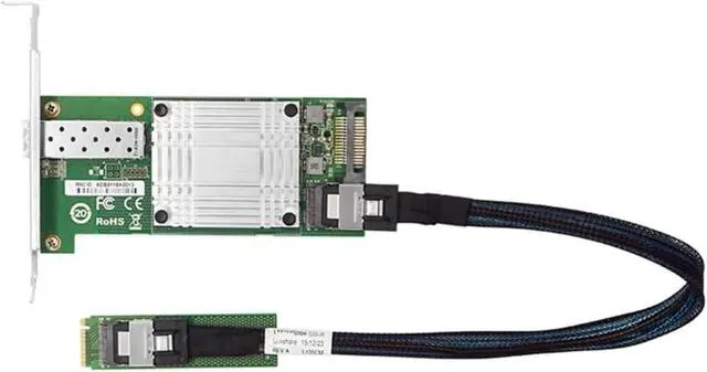 Main image of 10G Single-Port to SFF-8087/M.2 Ethernet Network Adapter (1ntel 82599 Based)