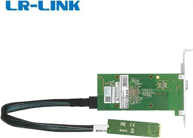 Alt view image 3 of 5 - 10G Single-Port to SFF-8087/M.2 Ethernet Network Adapter (1ntel 82599 Based)