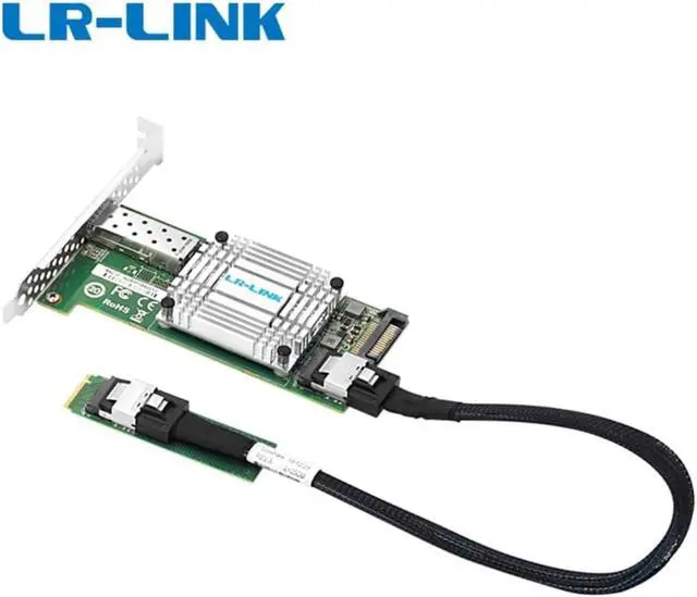 Alt view image 5 of 5 - 10G Single-Port to SFF-8087/M.2 Ethernet Network Adapter (1ntel 82599 Based)