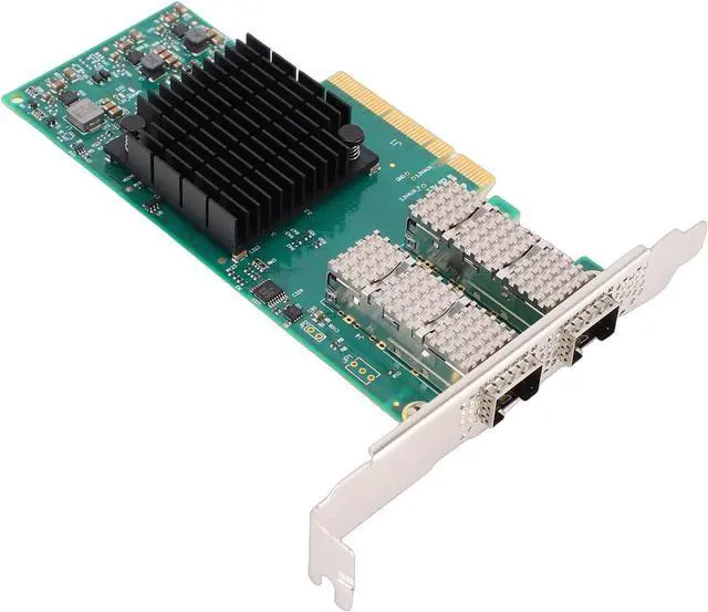 Alt view image 2 of 7 - SUNGOOYUE 10G 25G Network Card, 4 Dual Port PCIe X8 Ethernet Adapter, with RDMA Technology for 8.1 10 and Virtual Overlay Networks