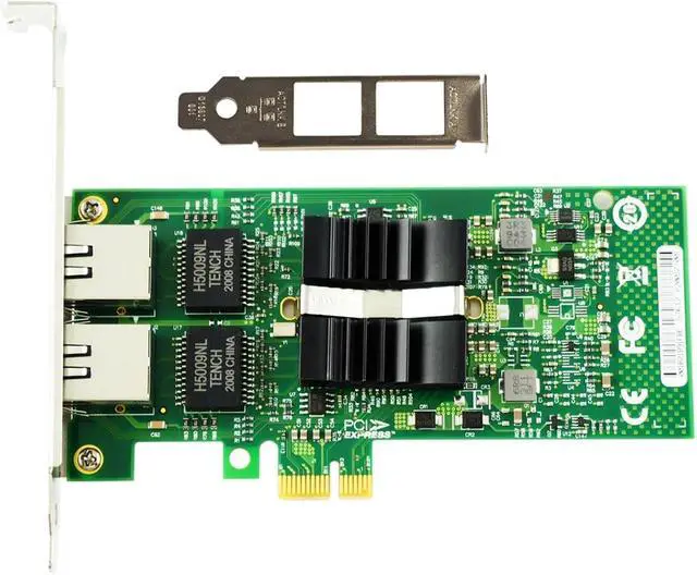Alt view image 2 of 5 - 82576-T2 PCI-E X1 Gigabit Ethernet Adapter RJ45 for 82576 EB 1000M Server Network Card The Same E1G42ET