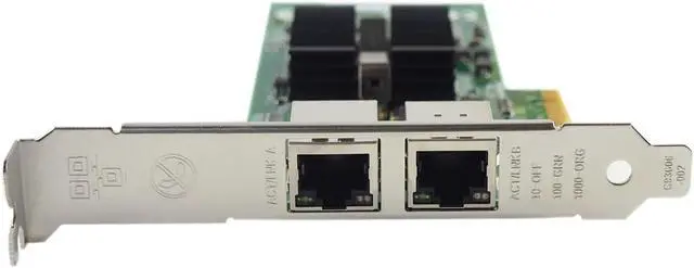 Alt view image 3 of 5 - 82576-T2 PCI-E X1 Gigabit Ethernet Adapter RJ45 for 82576 EB 1000M Server Network Card The Same E1G42ET