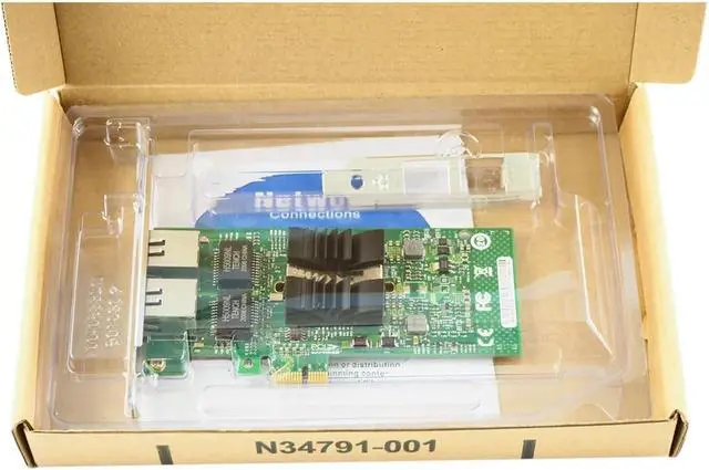 Alt view image 5 of 5 - 82576-T2 PCI-E X1 Gigabit Ethernet Adapter RJ45 for 82576 EB 1000M Server Network Card The Same E1G42ET