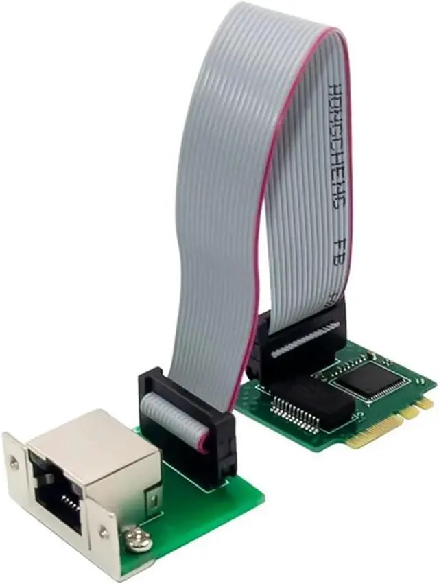 Alt view image 3 of 4 - M.2 A+E I210AT Network Card 10/100/1000Mbps M2 RJ45 LAN Adapter Single Port RJ45 Ethernet Network Card I210 chip