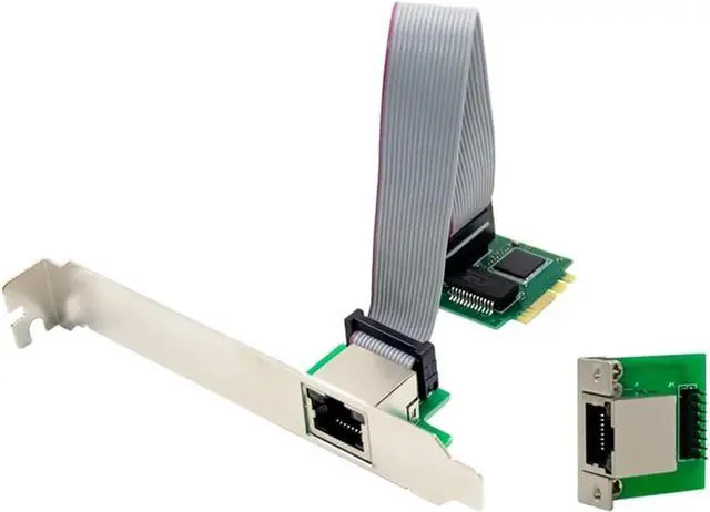 Main image of M.2 A+E I210AT Network Card 10/100/1000Mbps M2 RJ45 LAN Adapter Single Port RJ45 Ethernet Network Card I210 chip