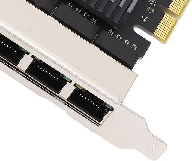 Alt view image 7 of 7 - EBTOOLS 4 Port Gigabit NIC Card, Stable Transmission, High Performance Chip for Workstation, Smooth Road