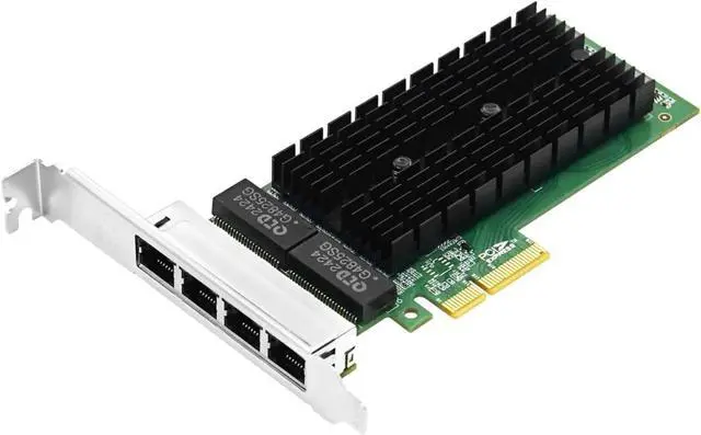 Main image of The LRES1057PT is a PCIe x4 Quad Port 2.5G Ethernet Network Adapter that is Also Compatible with PCIe x8 and x16 Lanes