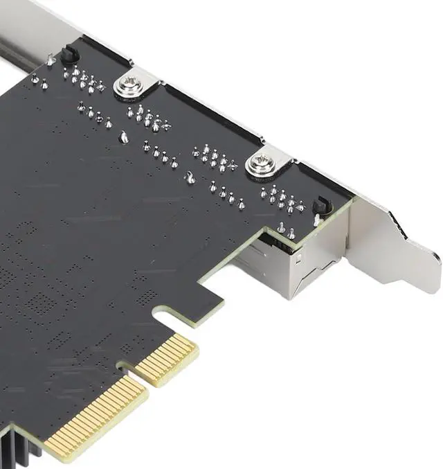Alt view image 3 of 7 - 4 Port PCIe Ethernet Network Card, 100/1000/2500Mbps PCI LAN Card, Gigabit Ethernet Interface Adapter with 8 LED Indicators, RJ45, X4,X8,X16 Slot, for Linux for