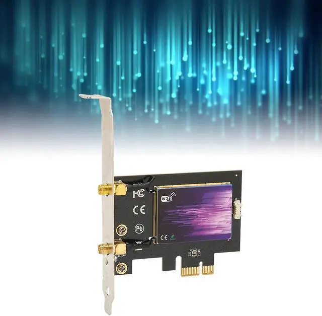 Alt view image 6 of 7 - WiFi 6 PCIE Wireless Network Adapter, 3000Mbps WiFi Transfer Speed, Triple Band 6GHz 5.8GHz 2.4Ghz, WiFi 6e Adapter Card Supports for Win10 for Win11 (64 Bit)
