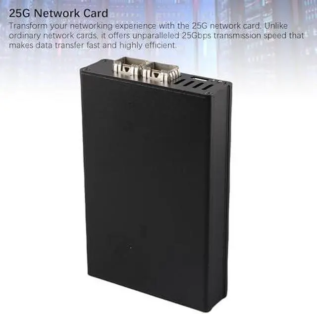 Alt view image 2 of 2 - Portable 25G Network Card USB4 Network Card SFP Optical Interface High Speed Plug and Play Aluminum Alloy (Dual Port)