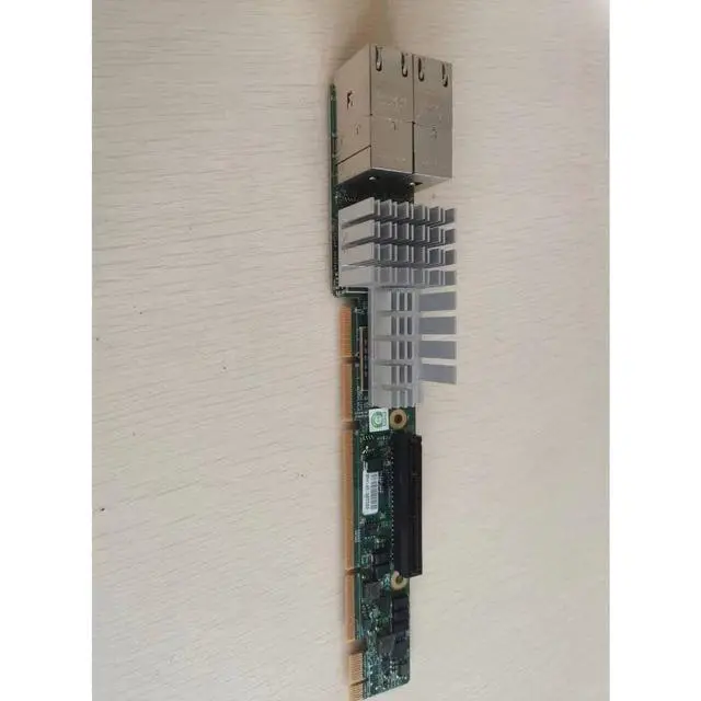 Alt view image 2 of 4 - AOC-UR-i4XT for Server Networking 1U Ultra Riser Adapter 10GBase-T X540 Chipset RJ45 1x PCI-E 3.0 x8 (Internal)