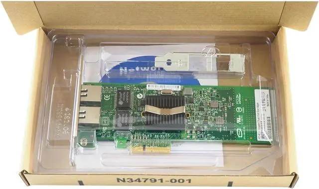 Alt view image 5 of 5 - PCI-E X4 Gigabit Server RJ45 for 82576 EB Port Ethernet 10/100/1000 Mbps Gigabit Server Network Card for E1G42ET