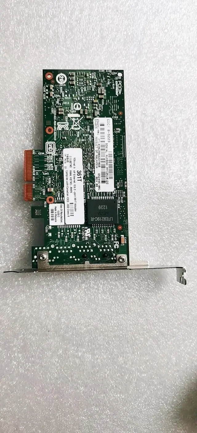 Alt view image 2 of 3 - Suitable for 361T Dual Gigabit Network Card 652479-B21 652495-001 656241-001 AM4 Chip