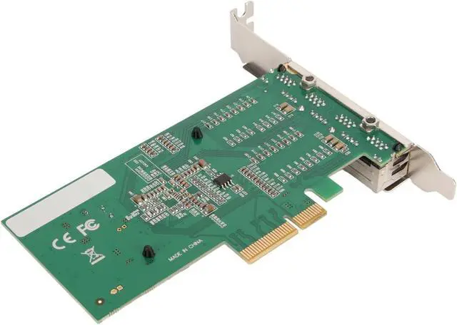 Alt view image 3 of 7 - 4 Ports PCIe Network Card, Gigabit Ethernet Card for Server Desktop, PCI 2.0 Network A with 1000Mbps Uniware