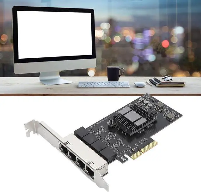 Alt view image 5 of 7 - 2.5Gb PCIe Network Card, 100/1000/2500Mbps Gigabit Ethernet Network Adapter with 8 LED Indicators, RJ45 PCI Express2.0 Ethernet Interface Adapter, for, for Linux, for