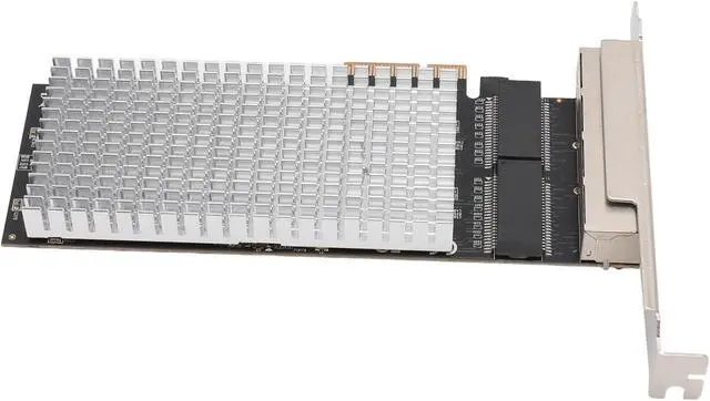 Alt view image 2 of 7 - Dpofirs Nic RJ45 PCIE 2.5G Network Card, 4 Ports with I226 Chip, Game Streaming, Aluminum Alloy Heatsink