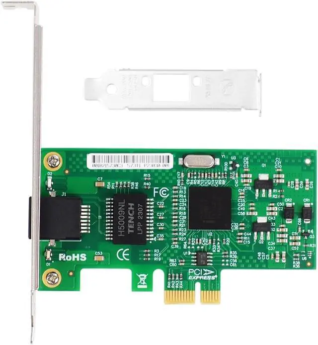 Alt view image 2 of 5 - 82573L Chipset 82573-T1 Gigabit Ethernet Desktop PCIE X1 Network Adapter 10/100/1000Mbps NIC for Computer