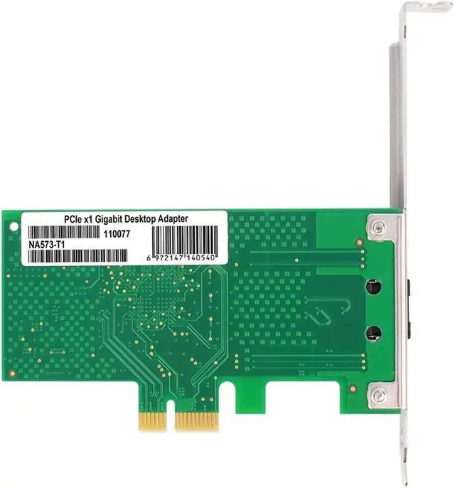 Alt view image 3 of 5 - 82573L Chipset 82573-T1 Gigabit Ethernet Desktop PCIE X1 Network Adapter 10/100/1000Mbps NIC for Computer