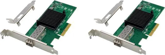 Main image of 2X X520-SR1 10G + Server Fiber Optic Network Card 82599EN Chip PCIE X4 Single Optical Port Network Card