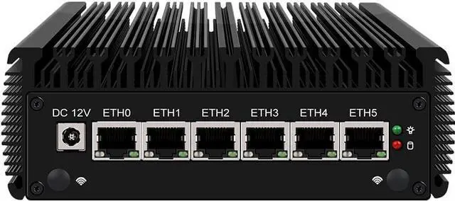 Main image of CWWK N5105 Soft Routing Six Network Port i226 Network Card DDR4 Dual Memory/M.2 NVMe Solid State /4 USB/RS232 Serial Port (Barebone)