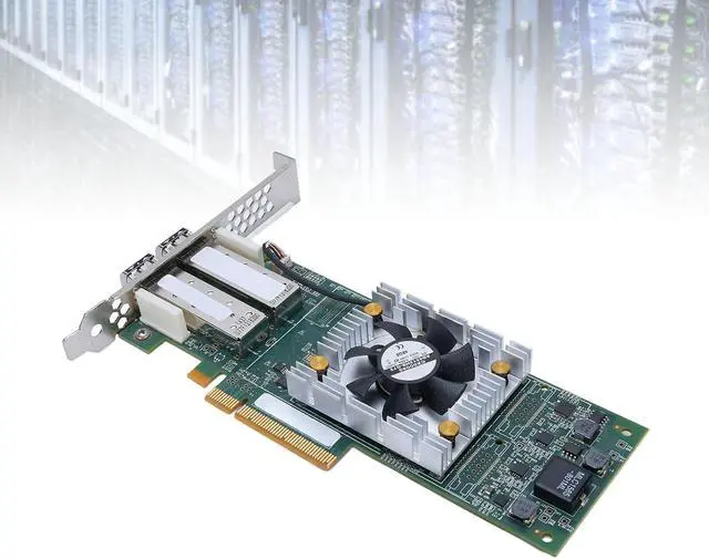 Alt view image 2 of 7 - 16Gbps Fibre Channel HBA, Dual Port PCIe Fibre Channel Host Bus Adapter with Virtualization and High for VMware Servers