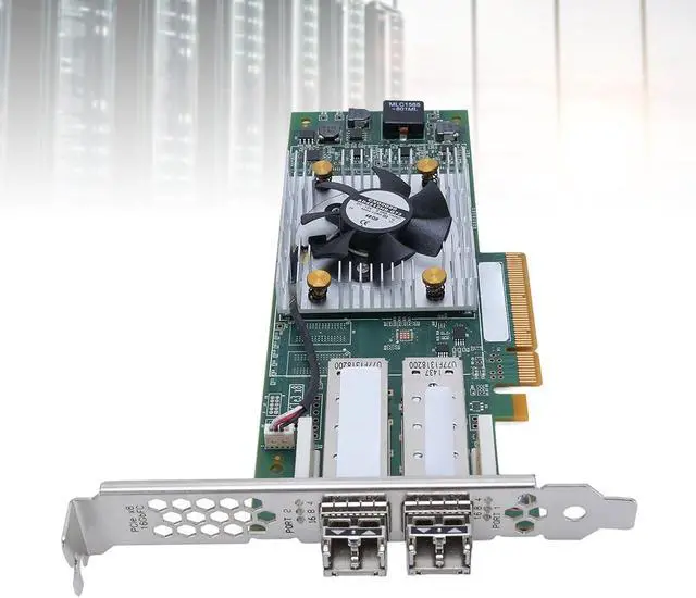 Alt view image 3 of 7 - 16Gbps Fibre Channel HBA, Dual Port PCIe Fibre Channel Host Bus Adapter with Virtualization and High for VMware Servers