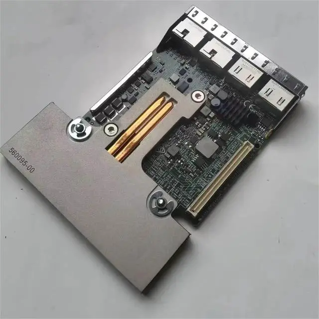 Alt view image 3 of 5 - Suitable for 1224N 01224N BCM57416 Quad Port 10 Gigabit Server Network Card Daughter