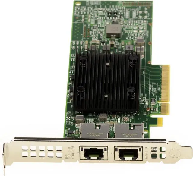 Alt view image 3 of 4 - KALEA-INFORMATIQUE PCIe 3.0 8X ETHERNET 10G 2 Port RJ45 Network Controller Card with Broadcom NetXtreme E-Series P210TP BCM957416A4160C Chipset Support RDMA