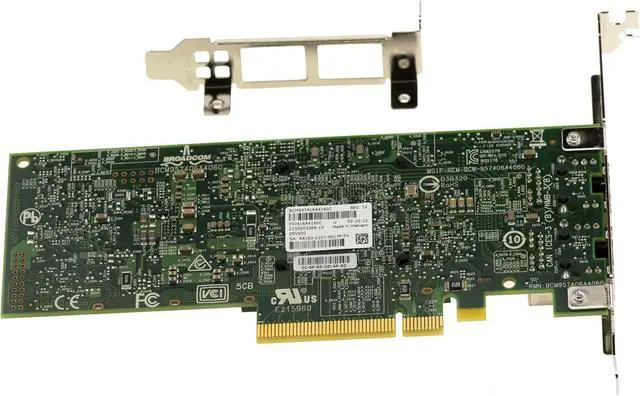 Alt view image 4 of 4 - KALEA-INFORMATIQUE PCIe 3.0 8X ETHERNET 10G 2 Port RJ45 Network Controller Card with Broadcom NetXtreme E-Series P210TP BCM957416A4160C Chipset Support RDMA