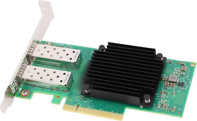 Alt view image 2 of 7 - PCI Express 3.0 X8 Network Card for HighSpeed Networking with 2X 25G SFP28 Ports for Data Centers and Cloud Computing