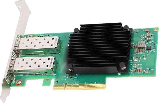 Alt view image 3 of 7 - PCI Express 3.0 X8 Network Card for HighSpeed Networking with 2X 25G SFP28 Ports for Data Centers and Cloud Computing