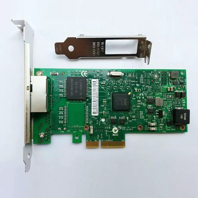 Alt view image 2 of 5 - for I350AM2 Chip PCI-E X4 RJ45 Dual Port Gigabit Ethernet LAN 10/100/1000Mbps Network Interface Card for I350-2T