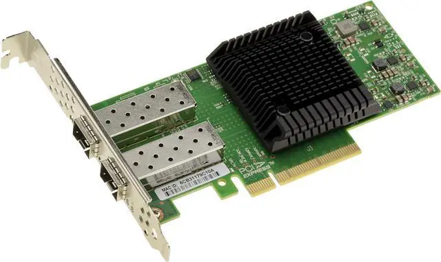 Main image of KALEA-INFORMATIQUE PCIe 3.0 x8 2 Port 25G Ethernet LAN Network SFP28 Controller Card with Broadcom Mellanox ConnectX-4 LX Chipset