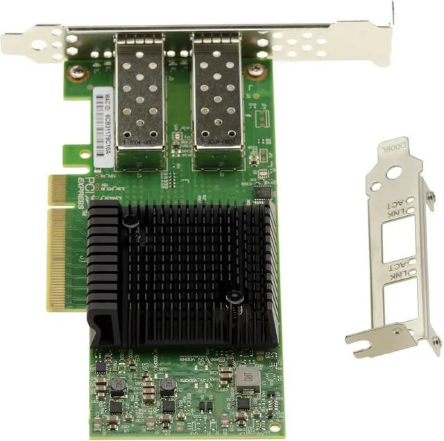 Alt view image 3 of 5 - KALEA-INFORMATIQUE PCIe 3.0 x8 2 Port 25G Ethernet LAN Network SFP28 Controller Card with Broadcom Mellanox ConnectX-4 LX Chipset