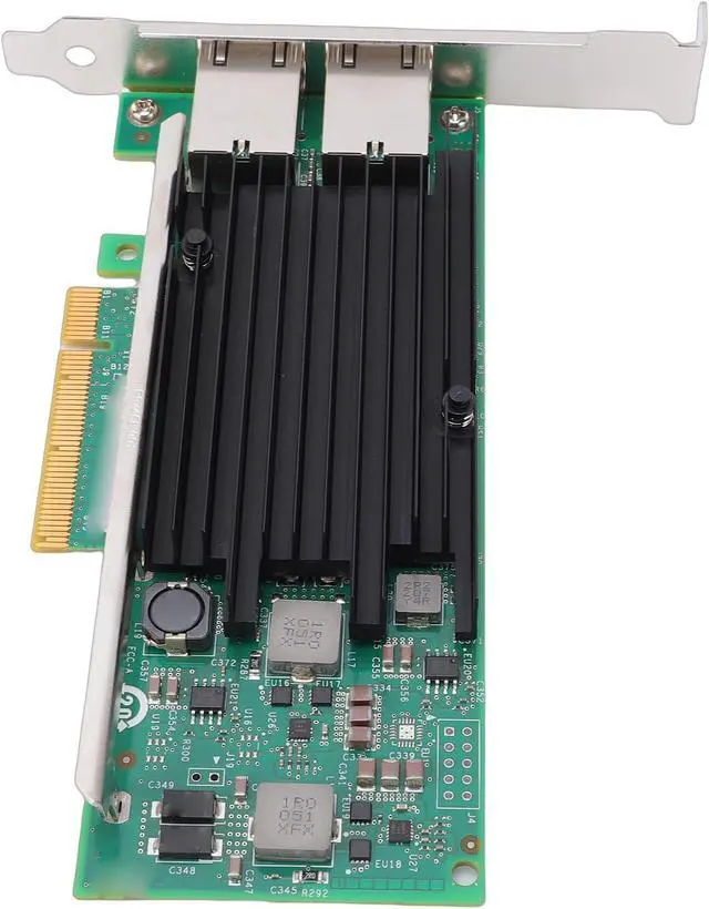 Alt view image 7 of 7 - LICAEVEY 10Gb Dual RJ45 Port Network Card, X540 T2 Controller PCIe 3.0 Ethernet Adapter with Low Profile Bracket, for Servers