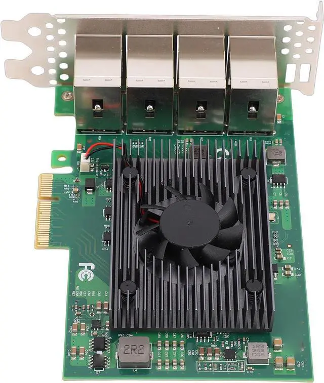 Alt view image 6 of 7 - CUIFATI 8 Port PCIe Ethernet Network Adapter Card, Gigabit RJ45 Copper Ports with Gold Plated Connectors, for VMWare Freebsd