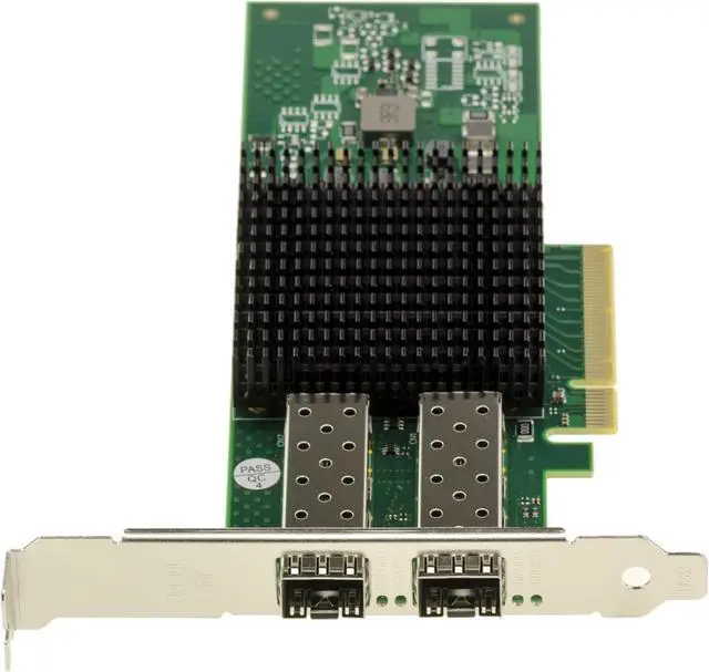 Alt view image 3 of 6 - Kalea-INFORMATIQUE Broadcom BCM57414 2 Port 10G SFP+ or 25G SFP28 Ethernet LAN Network PCIe Controller Card
