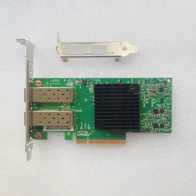 Main image of 25GbE NIC Network Card with Mellanox ConnectX-4 Chipset,Dual-SFP28 Ports PCI Express 3.0 X8 Ethernet Adapter Support Windows Server/Windows/Ubuntu