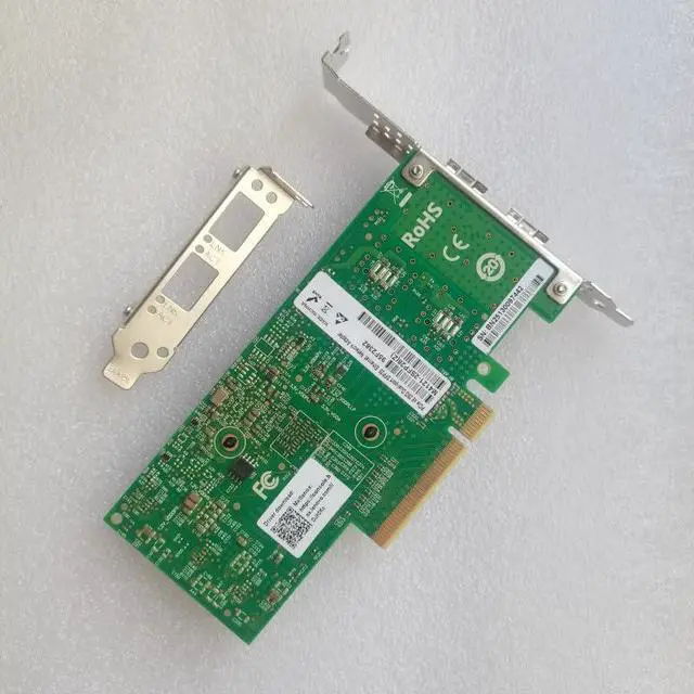 Alt view image 7 of 7 - 25GbE NIC Network Card with Mellanox ConnectX-4 Chipset,Dual-SFP28 Ports PCI Express 3.0 X8 Ethernet Adapter Support Windows Server/Windows/Ubuntu