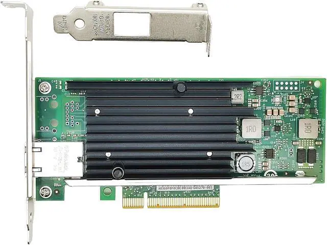 Alt view image 6 of 6 - 10GbE NIC Ethernet Server LAN Card X540T2 Dual RJ-45 Port PCIex8 Converged Network Adapter for X540-BT2(X540-T1-1xRJ45)