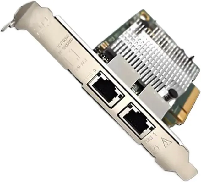 Alt view image 2 of 7 - 10Gbps Double Port Ethernet Card X540-T2 Chipset PCIE-X8 Nework Extend Adapter Dual Copper 10G RJ45 Ethernet Adapter PCIE-X16