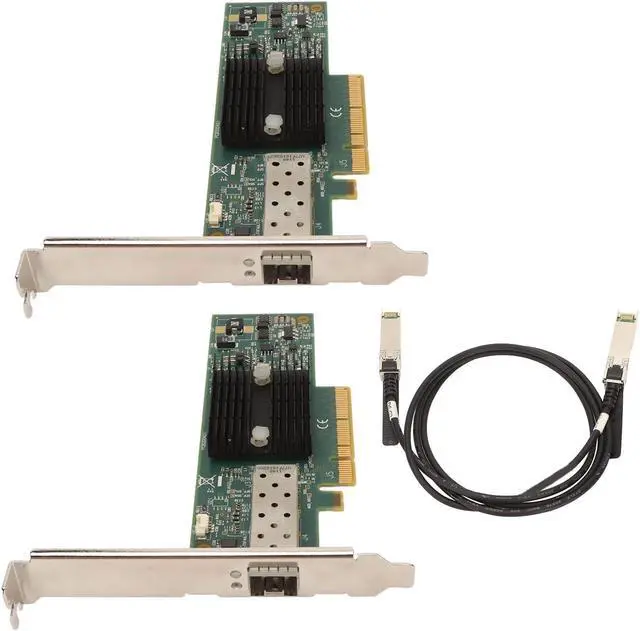 Alt view image 3 of 7 - MNPA19 10Gb SFP PCIE Network Card, PCI Express X8 Ethernet LAN Adapter, 10Gbps Speed Network Card with 328ft. Conversion Cable, Compatible for Server 2003 to 2016, Win7 to Win10