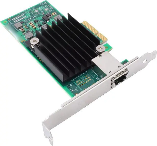 Alt view image 2 of 7 - SUNGOOYUE 10Gb PCIe Network Card, Ethernet Adapter with RJ45 Port and Heat Sink Design, for Server PCIe 3.0 X4 X8 X16 Slots