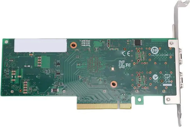 Alt view image 6 of 7 - 10Gb SFP + PCI E Ethernet Network Card, Single SFP + Interface Support for X710AM1 Chip, PCI Express 3.0 X8 Ethernet Server Adapter Support for Server/VMware